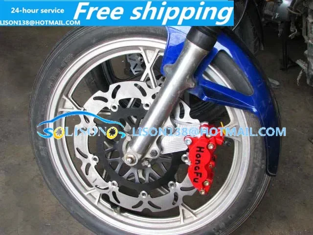 For Motorcycle bell Li Chi GW250/GSR250 modified for wood 320mm floating disc four four-piston calipers on the package