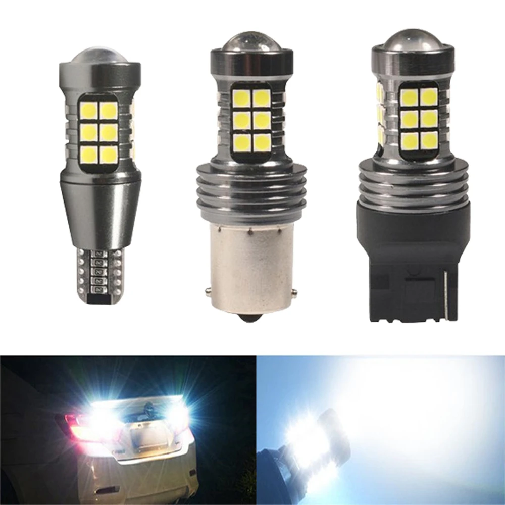 

1pc Car LED Bulb 27SMD Tail Lamp 1156 1157 T15 7440 7443 3157High Power LED Signal Light Canbus Reverse Lamp Backup Signal Lamp