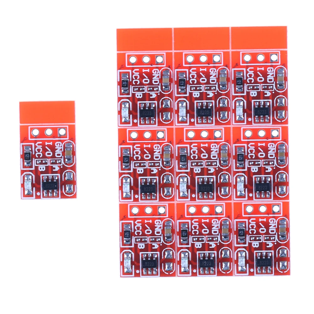 Single Circuit Transformatie Van Touch-Knop Modulaire Zelfsluitende Punt Actie Condensator Schakelaar