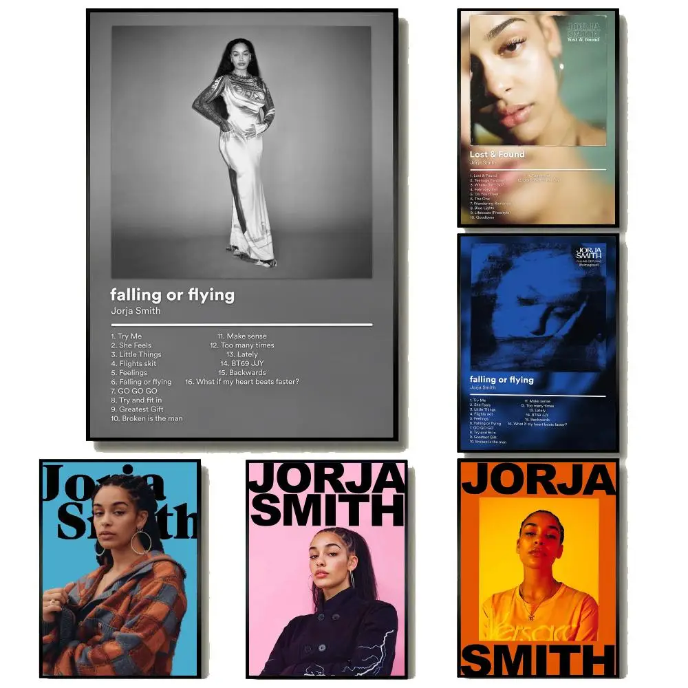 R&B Singer J-Jorja Smith Poster Modern Minimalist Wall Art Prints for Home Decor Interior Bedroom Living Room