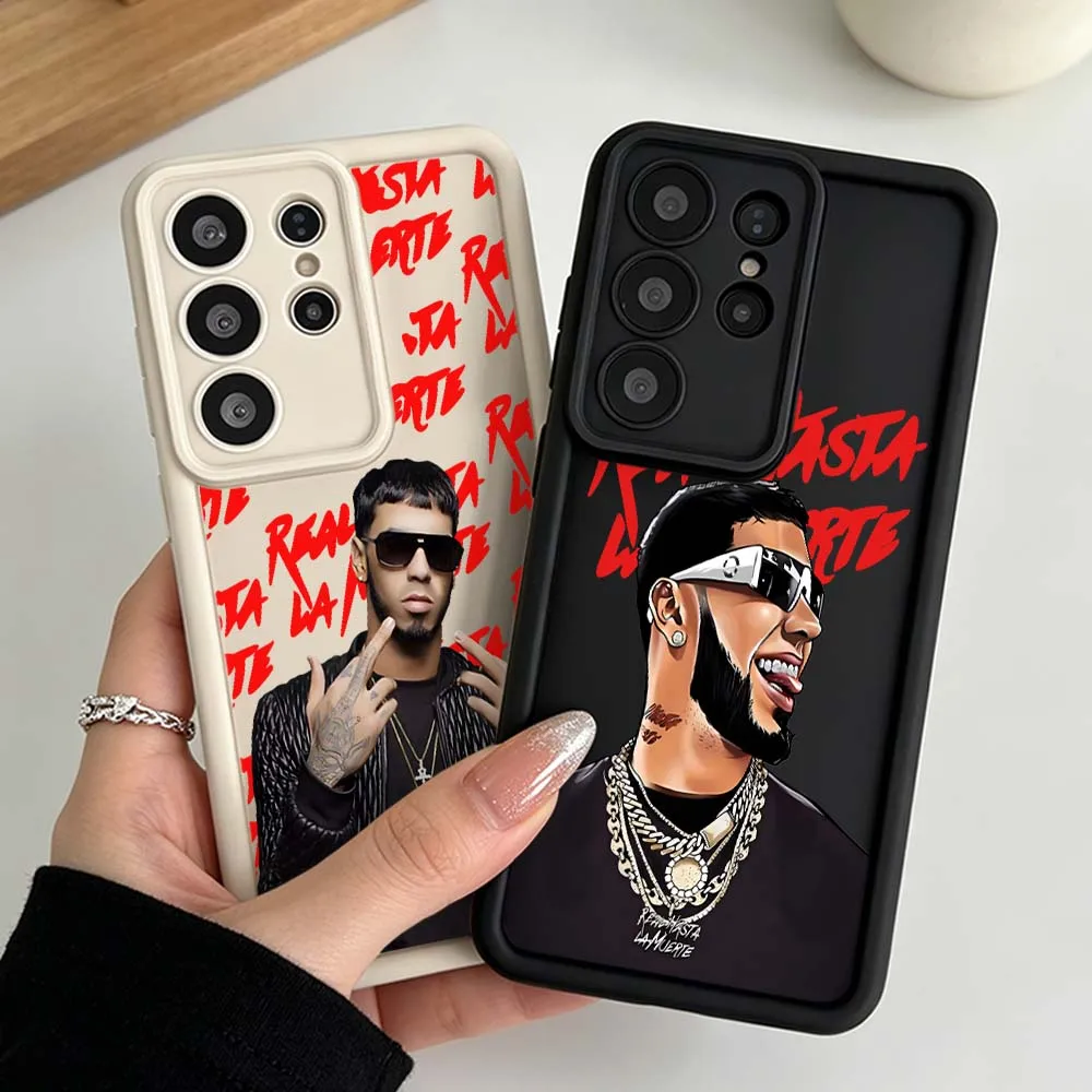 Luxury Singer AA Pattern For Samsung Galaxy S26 S25 S24 S23 S22 S21 S20 Note 20 Ultra Plus FE Eye Ladder Phone Case Cover