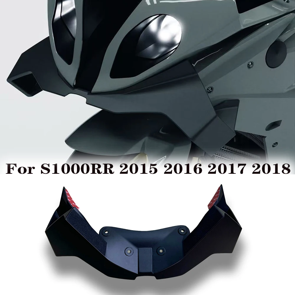 S1000RR Motorcycle Downforce Naked Frontal Spoilers Winglet Aerodynamic Wing Front Spoiler Kit For BMW S1000RR 2015 2016 2017 18