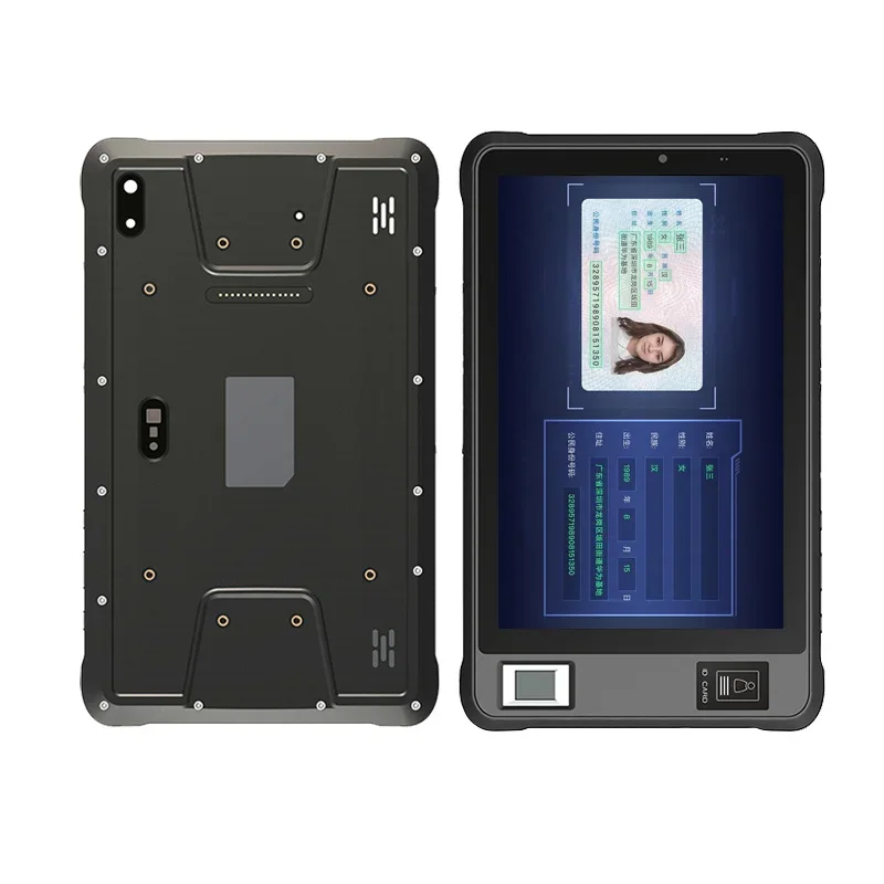 OEM IP67 Rugged android tablet  10 inch 4+64GB with NFC support barcode scanner and face recognition