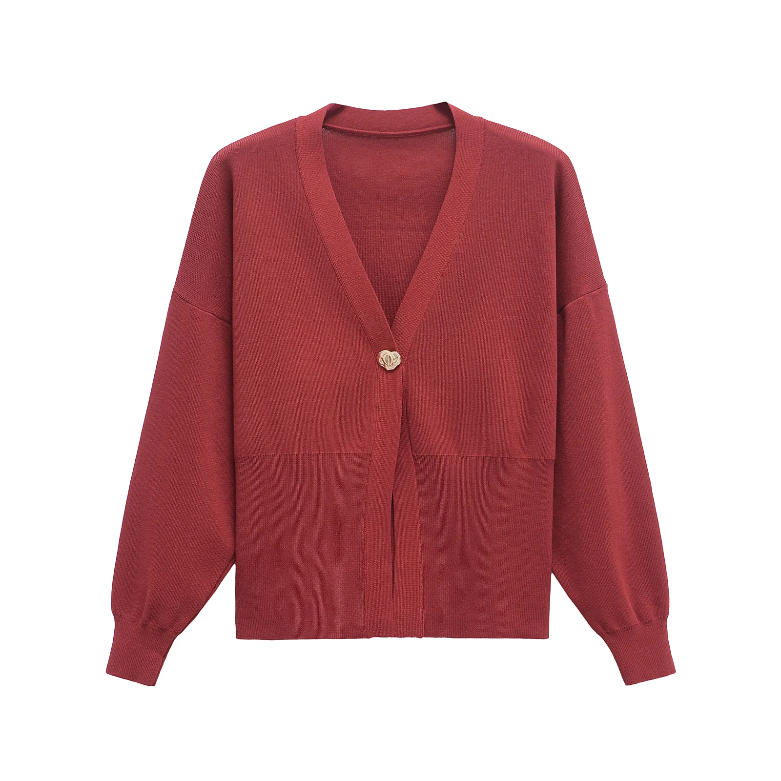 

Spring Knit Cardigan for Women Ins Y2k Long Sleeve Tops Knitwears V Neck Outerwears Women Clothing