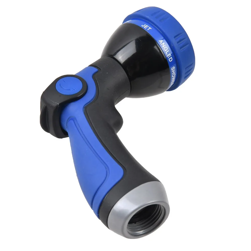 Heavy Duty Plastic Car Wash Water Hose Nozzle with 8 Adjustable Spray Patterns High Pressure Garden Hose Nozzle for Car Washing Lawn Watering and Outdoor Cleaning Durable Ergonomic Pistol Grip Spray Gun with Easy Control view 3