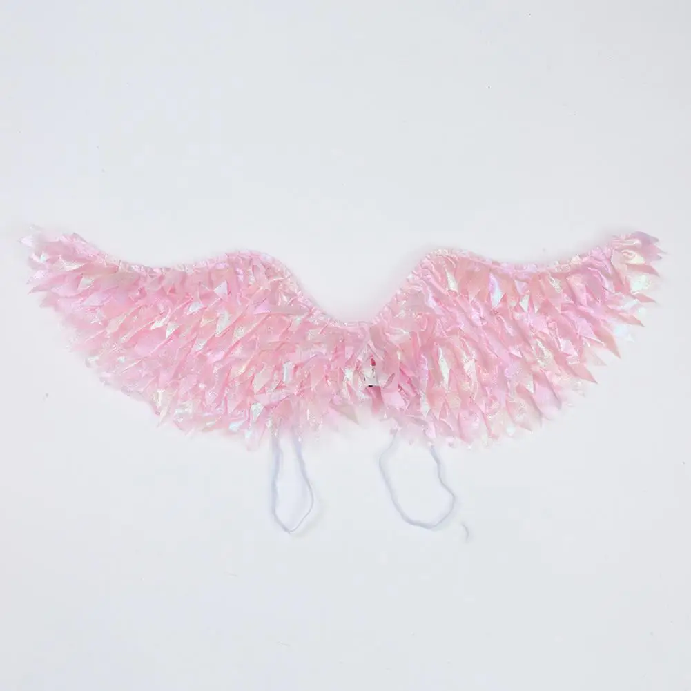 Ailes de plumes lumineuses pour enfants, ailes d'ange, accessoire de Costume, ailes de fée pour spectacle sur scène, pour Cosplay, concours de noël