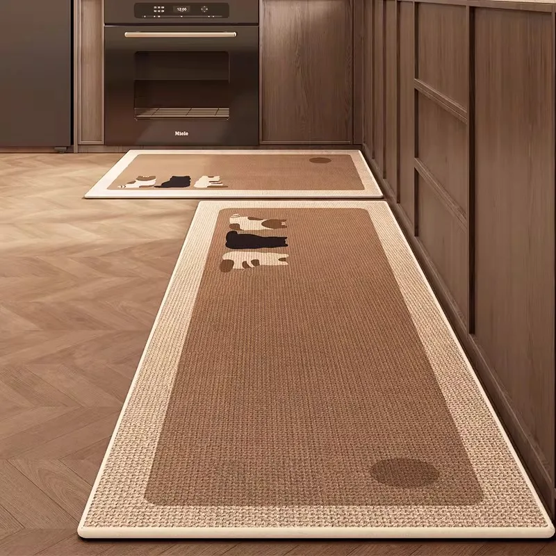

Kitchen Floor Mat Home Decoration Rug Non-slip Carpet Anti-slip Area Rugs Kitchen Foot Mats 주방바닥매트 Alfombra Cocina