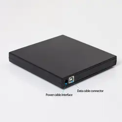 Professional External DVD Drive Slim Low Noise External DVD USB 2 0 DVD VCD CD RW Burner Writer Player