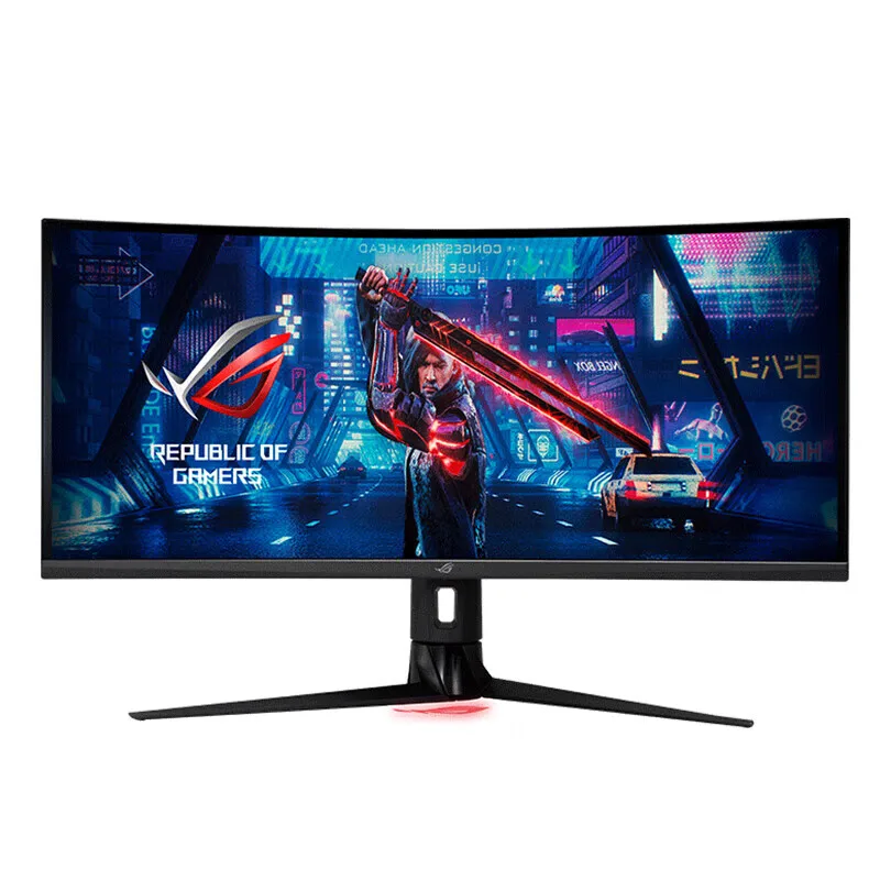 Monitor para PC ROG-Gamer com altifalante incorporado, quase 34 ", overclocking 4K FastIPS144Hz, 180Hz, ecrã curvo 1920 R, HDR400