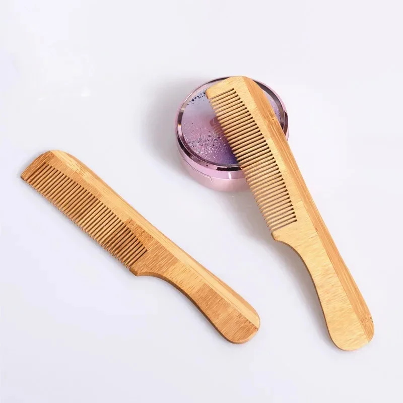 Brosse de massage portable en bois de bambou, peigne de haute qualité, évent, soins des cheveux, beauté, santé, SPA