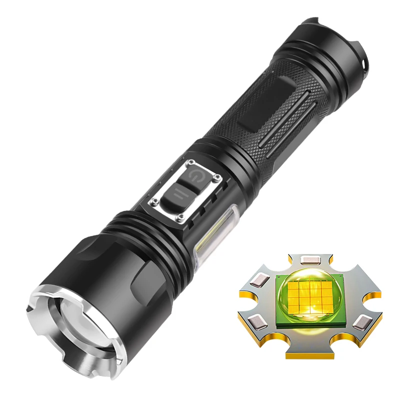 2000 LM Super XHP160 Most Powerful Led Flashlight 18650 XHP160 Led Torch USB Rechargeable Tactical Flashlight Zoom Hand lamp