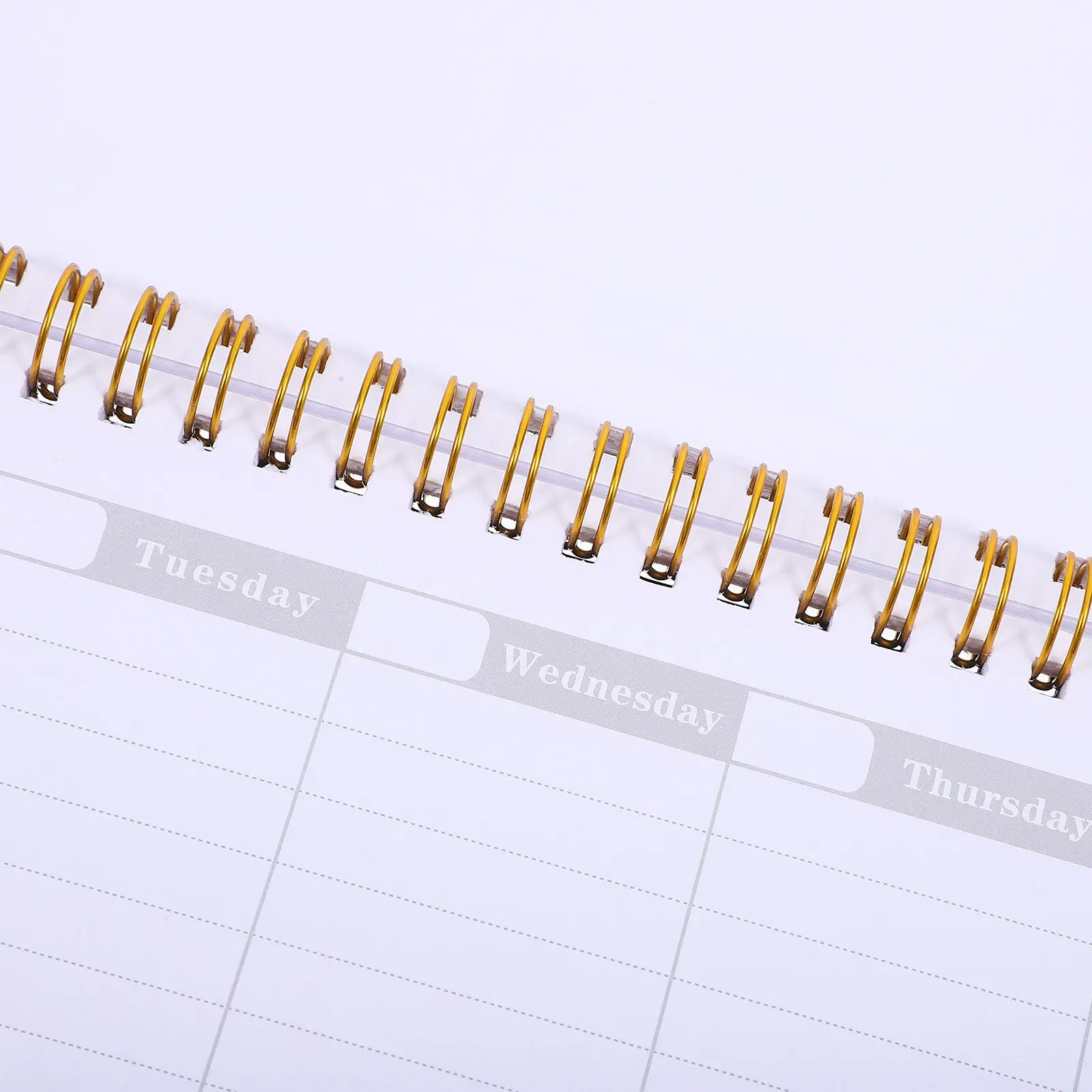 

Weekly Planner Notepad Portable Iron Paper Design Practical Notebook Office Work Daily Schedule Organizer