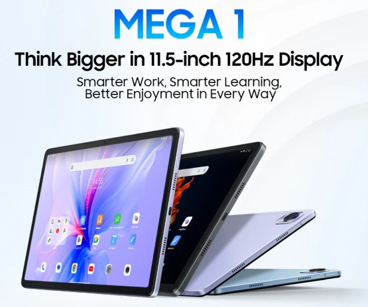 2025 Fashion Tablets Blackview Mega 1, CPU MT6789 120Hz 11.5 Inches, iPad 2K Screen 4G Calling Tablet, 8/12GB RAM, 256GB ROM