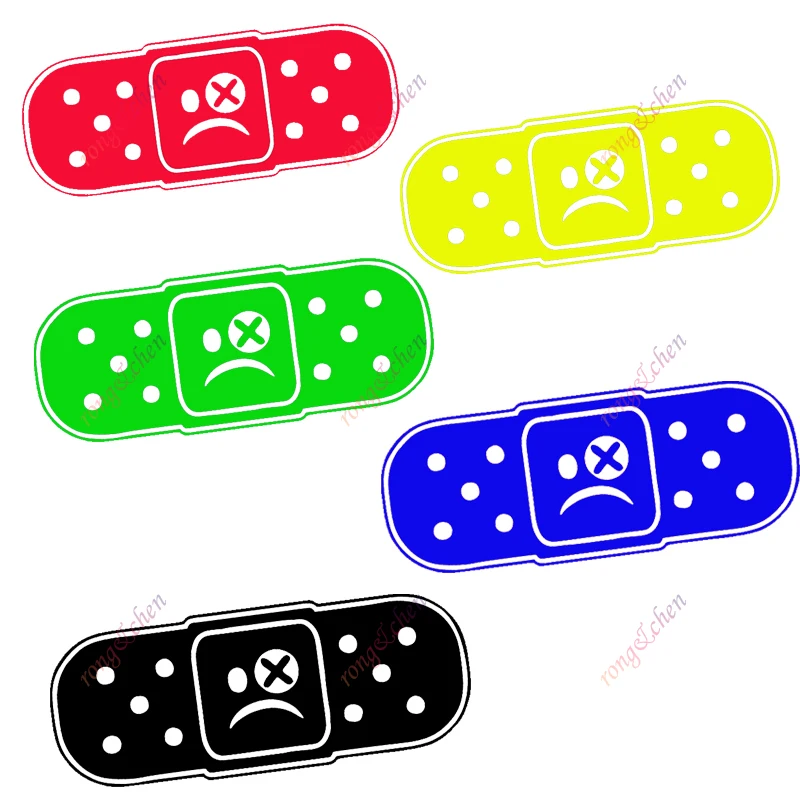 

Funny Car Sticker Tape Band Aid for Car Motorcycle Racing Helmet Laptop Trunk Body Car Window Surfboard Waterproof PVC Decals