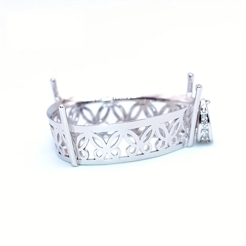 1pc s925 silver multi-size teardrop pendant setting, suitable for DIY jewelry handmade necklace