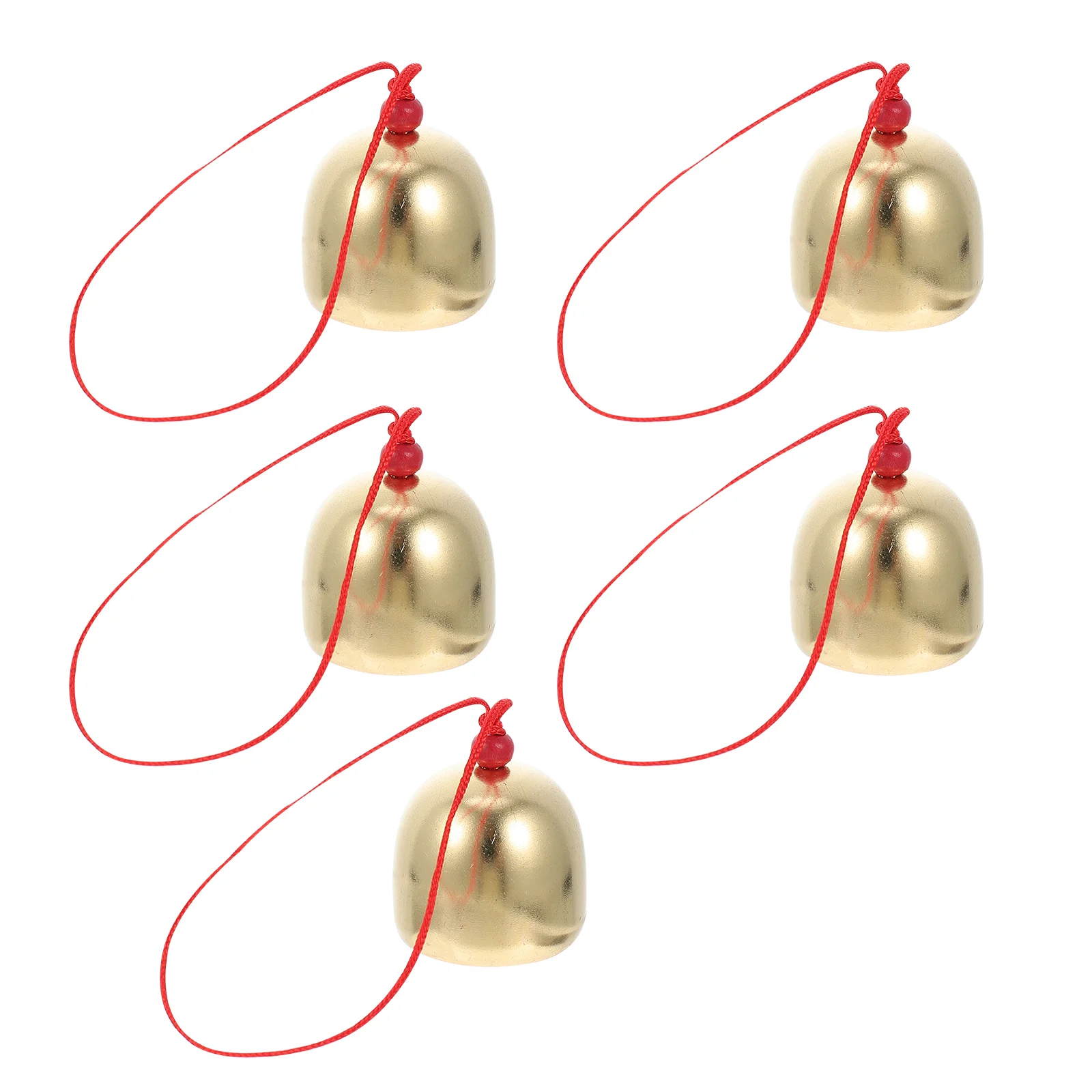 5 Pcs Anti-theft Bell Wedding Bells Doorbells Jingle Mini Vintage Small Copper Pendant Desk