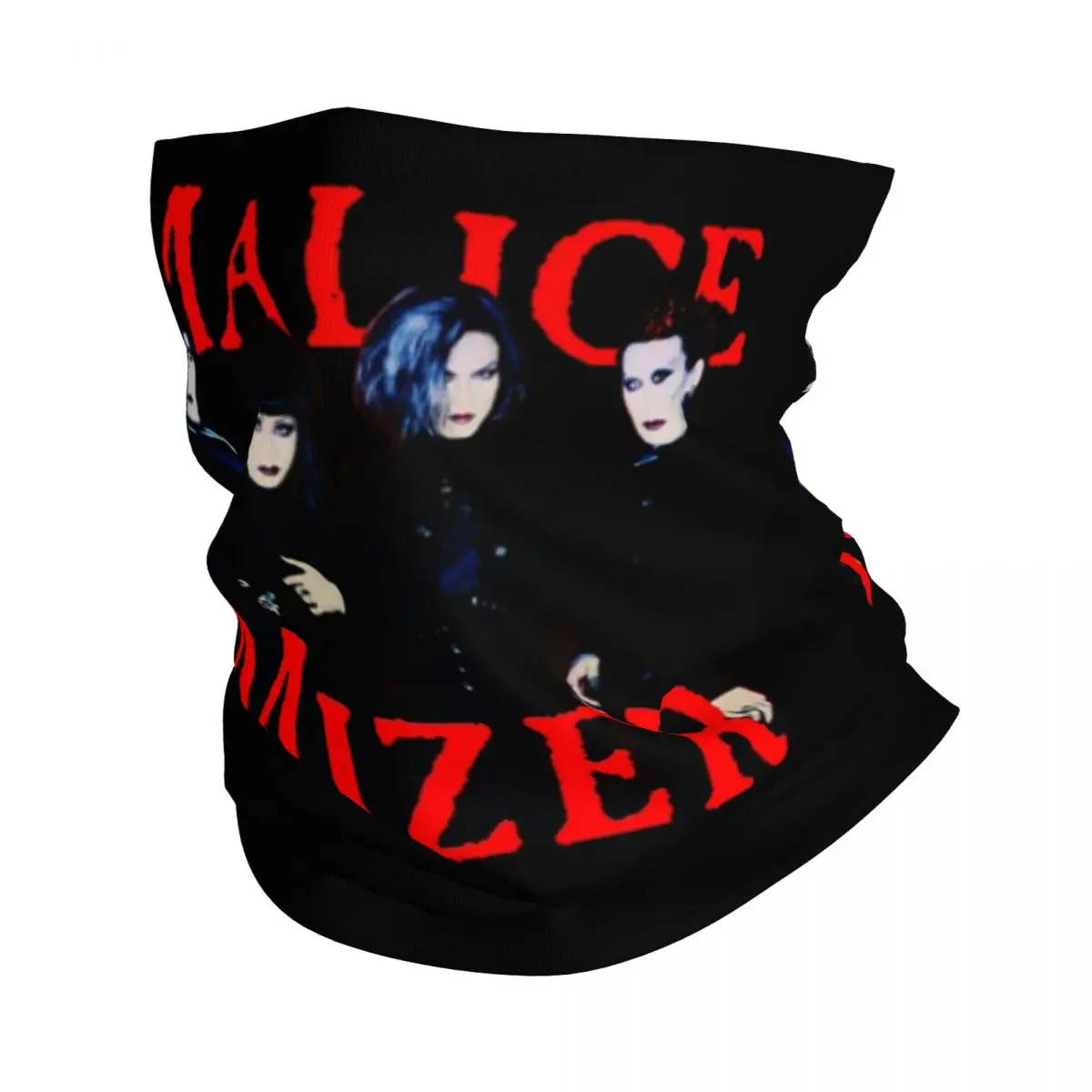 

Зимняя повязка на голову Malice Mizer, обогреватель шеи для мужчин и женщин, шарф-труба для пеших прогулок и велоспорта, японская повязка на лицо, бандана, гетры