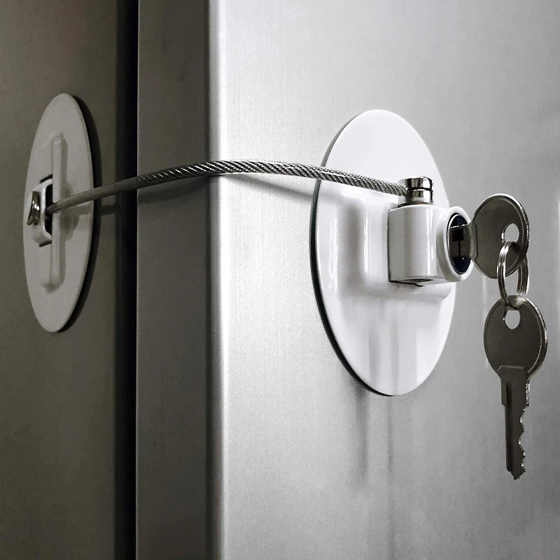 

Refrigerator Door Lock Cabinet Locks Straps High Quality Durable Multifunctional Safety Lock For Cabinet Refrigerator Drawer