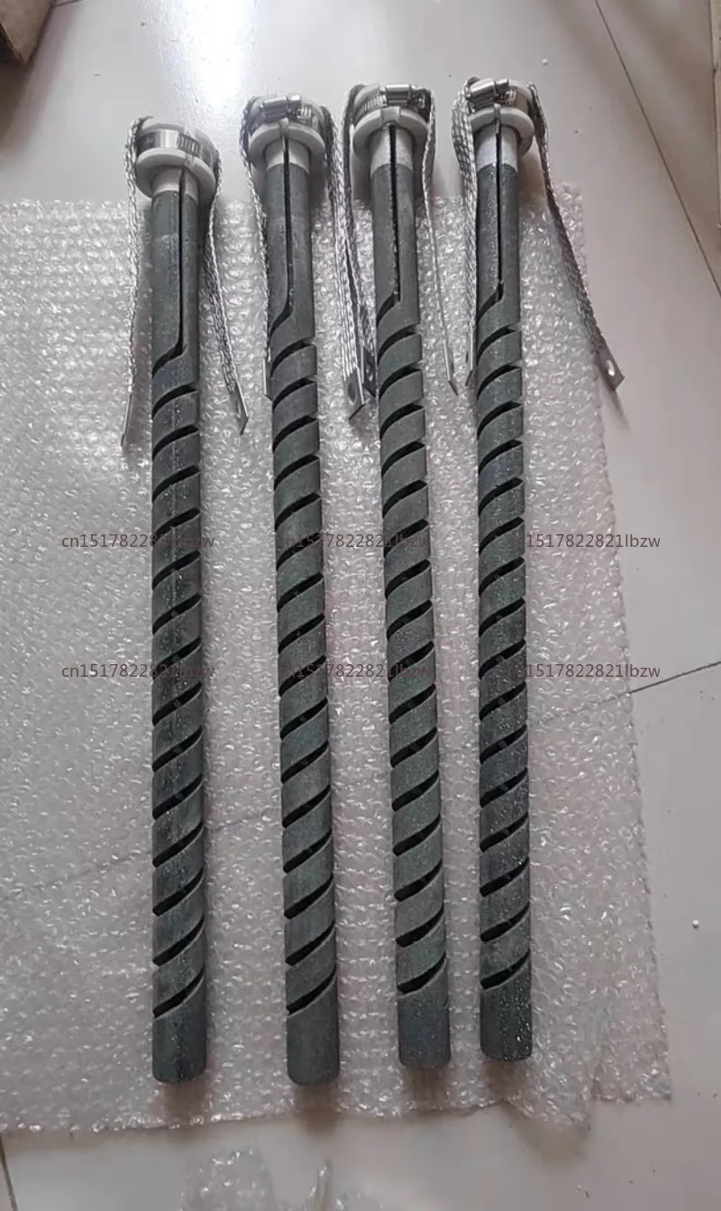 Single and Double Thread Silicon Carbide Rod High-temperature Resistant Spiral Heating Tube