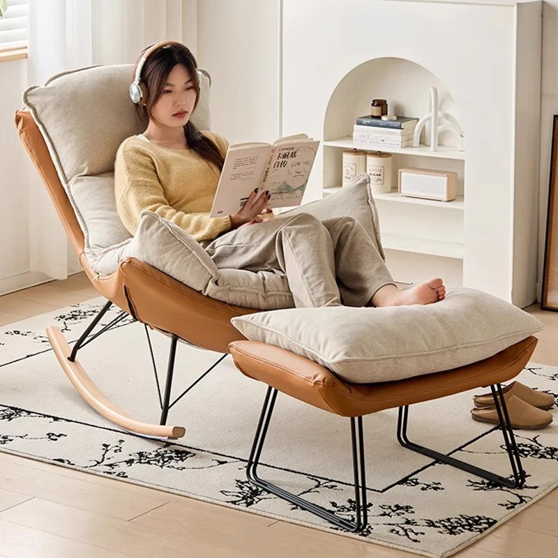 

Comfortable Rocking Living Room Chairs Gaming Mobile Luxury Bedroom Chairs Designer Reading Poltrona Chinese Style Furniture