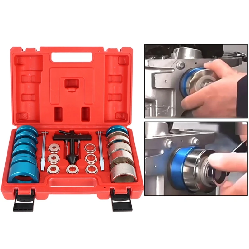 

Universal Crank Oil Seal Remover Installer Removal Installation Puller 22pcs Car Hand Crankshaft Camshaft Oil Seal 28 - 64mm