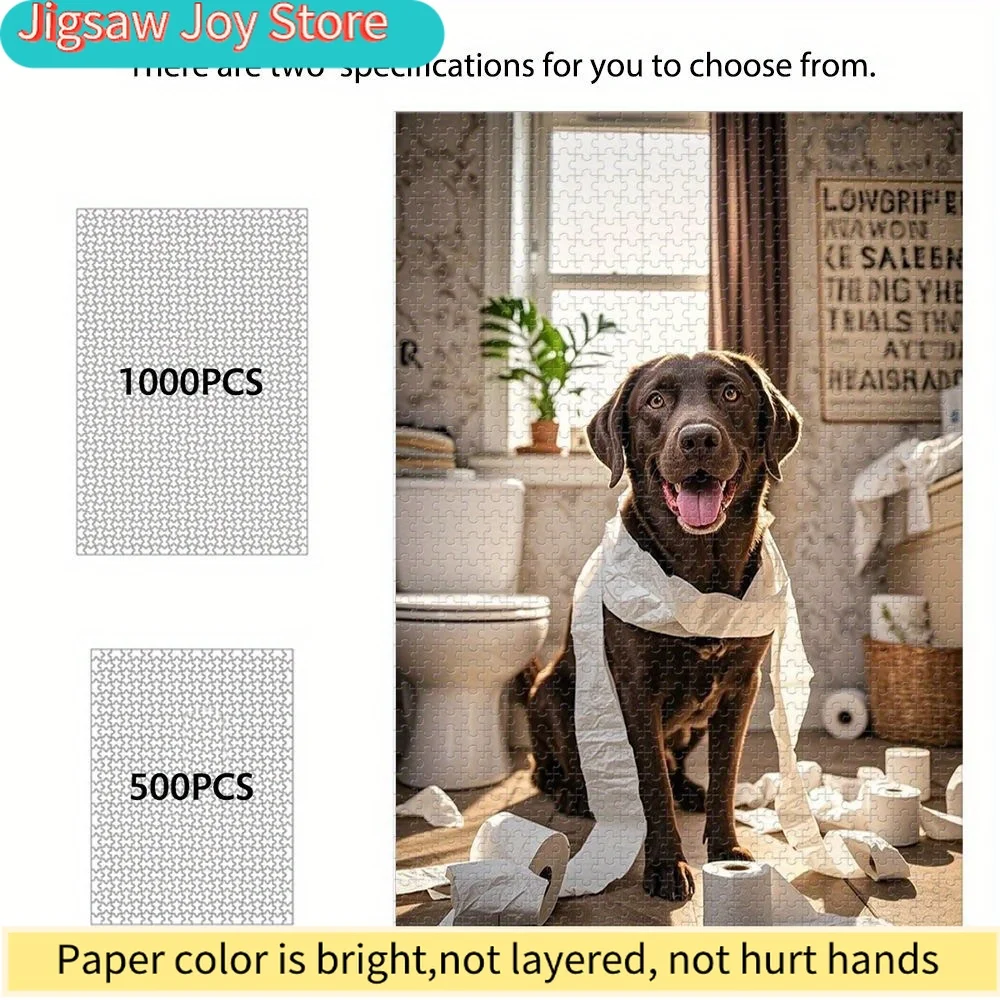 

New Product 1pc Colorful Wooden Puzzle Experience, Wooden Puzzle, Exquisite Craftsmanship and Mystery Fusion, Playful Labrado