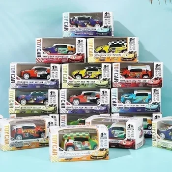 Bambini Stunt Car Model Alloy Body Pull Ejection Jumping Mini Cars simulazione Diecast Vehicle giocattoli da collezione per regalo per bambini