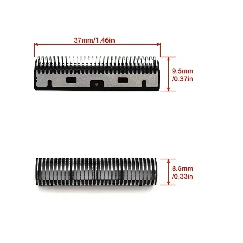 Cubierta de red de hoja de doble hoja de repuesto Original de calidad para Kemei KM-TX1 2026 Accesorios de reparación de Afeitadora eléctrica al por