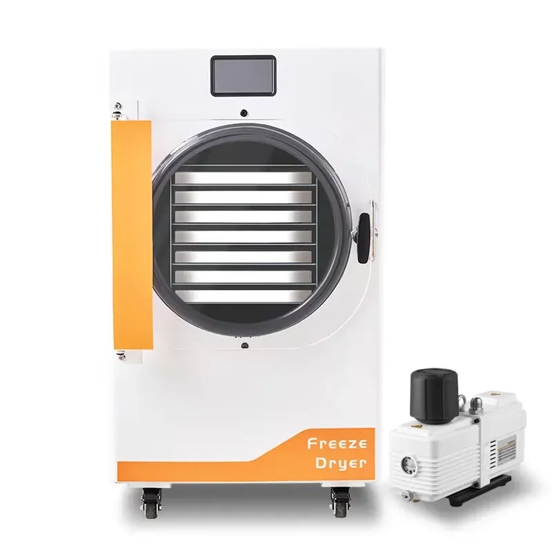 220V 20kg Commercial Freeze Dryer 7 Trays Fruit Vegetable Meat Vacuum Lyophilizer Machine Industrial Food Dehydrator