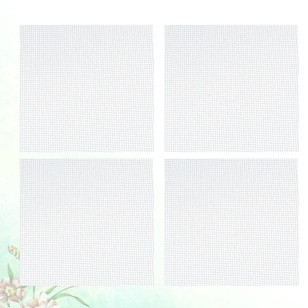 15 قطعة اناء للزهور أسفل حصيرة التهوية شبكة كفاءة الصرف قابلة لإعادة الاستخدام محبوكة زارع بطانة للمنزل حديقة الأواني #5