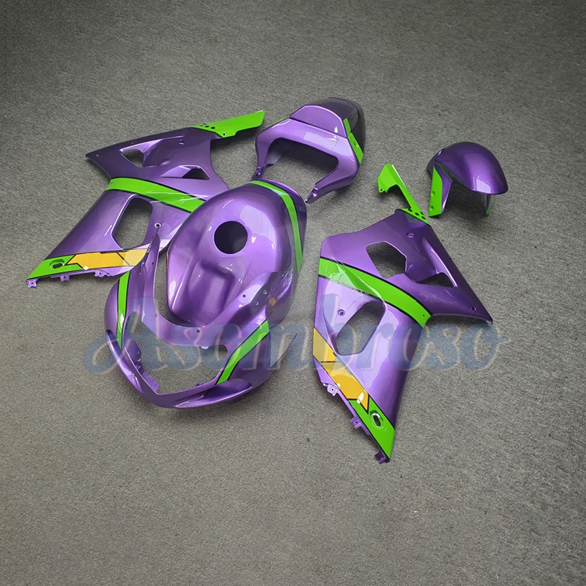 Injection Mold Fairing Kit for SUZUKI 2001 2002 2003 GSXR 600 GSXR 750 GSX R600 GSX R750 K1 Purple Bodywork Panel Fairings Set