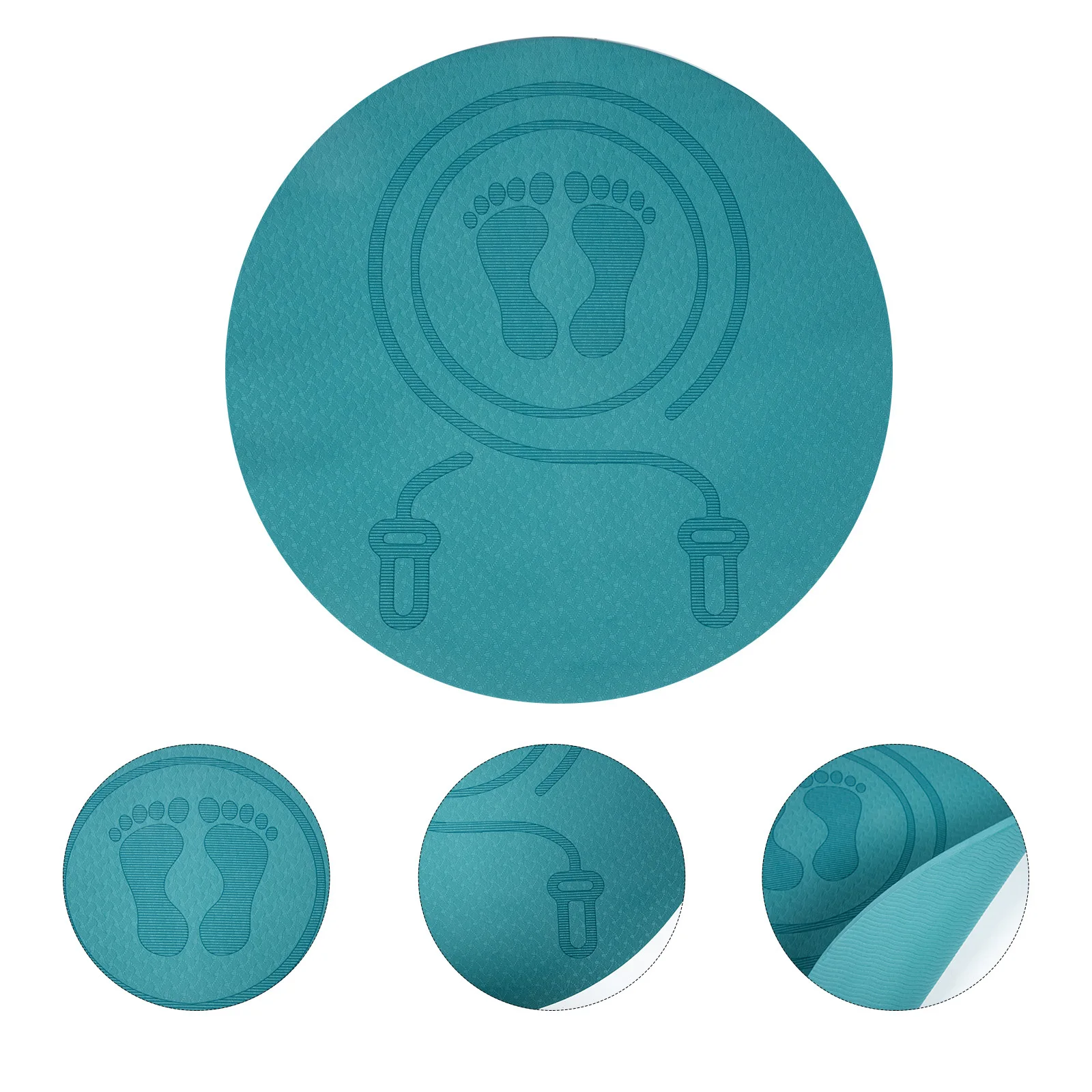 

Anti-Slip Jump Mat Premium Tpe Soundproof Floor Pad For Yoga Pilates Home Gym Fitness Multipurpose Workout Mat Equipment