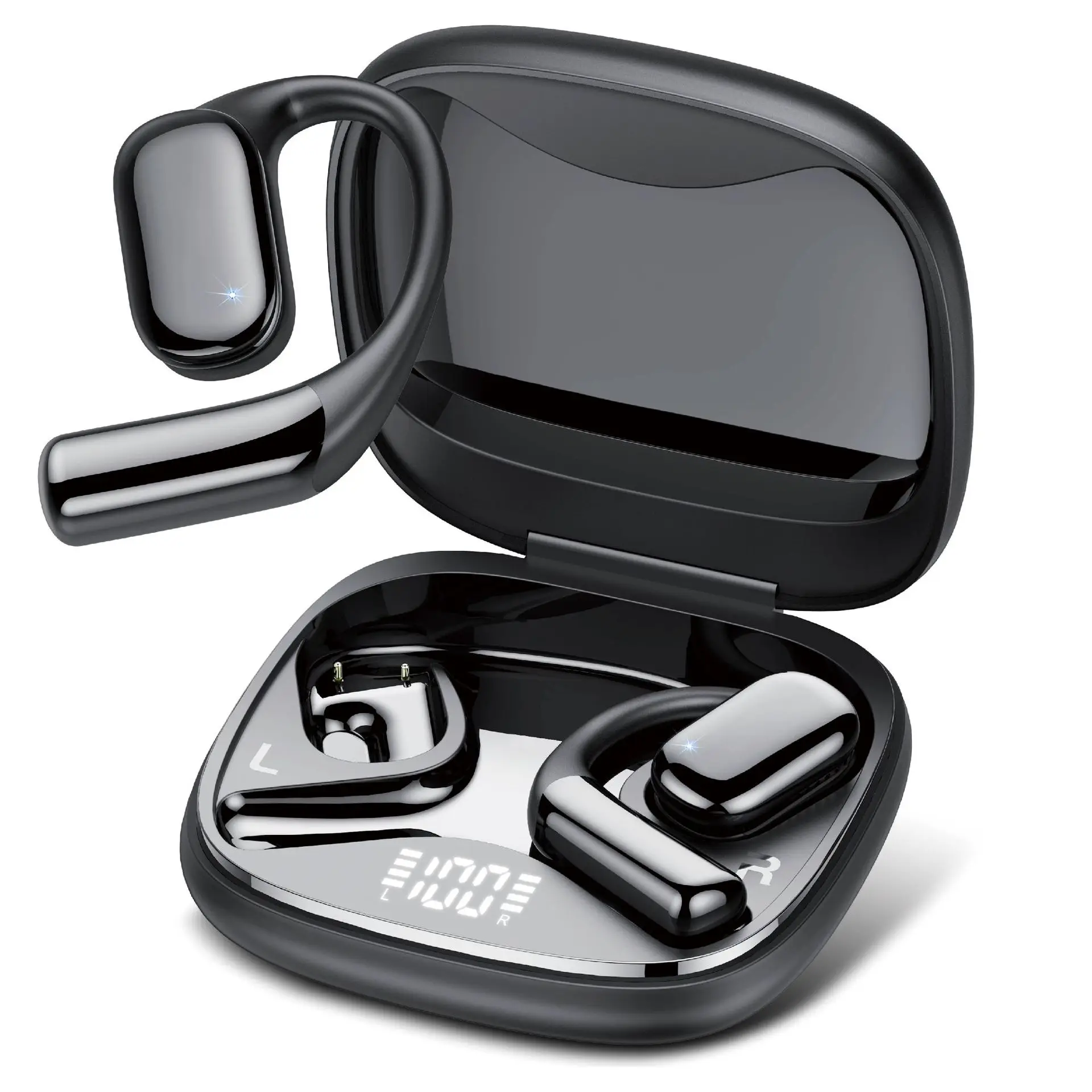 5.4 Bluetooth TWS sans fil Bluetooth écouteurs faible latence double Microphone ENC suppression du bruit tour d'oreille Bluetooth casque