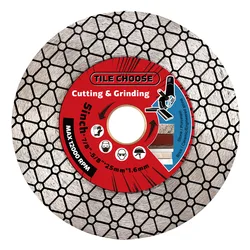 Casaverde 125mm Diamond Cutting Disc Ceramic Tile Porcelain Marble Circular Saw Blade For Ceramic Porcelain  Cutting & Grinding