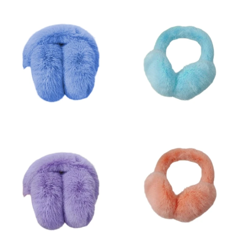 Thick Furry Ear Covers Comfortable and Warm Ear Protectors for Women Coldproof Dropship