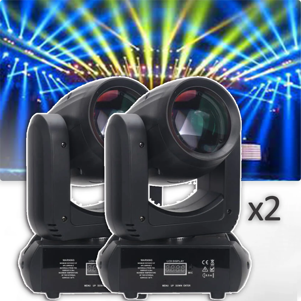 2Pcs/Lot LED Spot 150W Moving Head Light Beam Spot 18 Rotating Prisms Stage Effect Light For DJ Party Disco DMX Moving Head