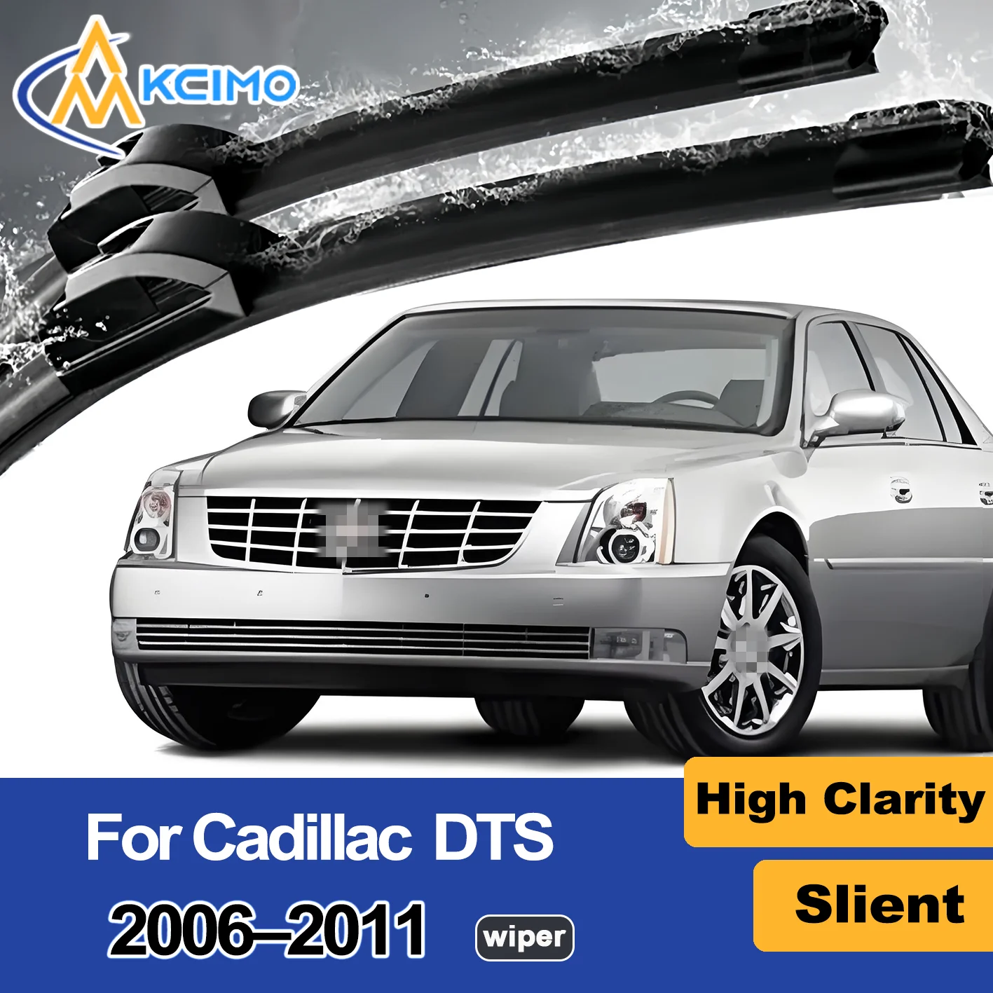 

2PCS New Front Windshield Wiper Blade for Cadillac DTS 2006-2011 Front Windshield Auto Wipers Blade Accessories 2011 2010 2009