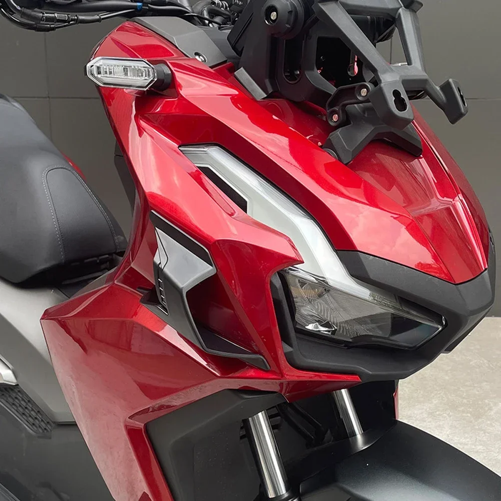 لهوندا ADV160 ADV 160 2 قطعة اكسسوارات الدراجات النارية الجبهة الجنيحات الجناح الزجاج الأمامي هدية غطاء هوائي حماية