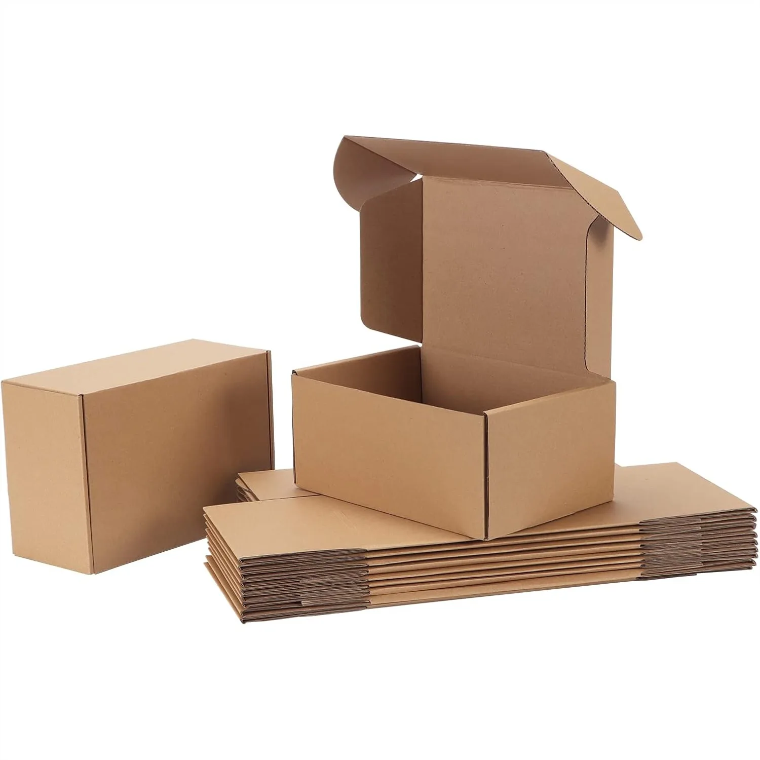 Juego de 20 Cajas de Envío de 9x6x4, Cajas de Cartón Corrugado Marrón para Embalaje, Envío Postal, Negocios, Resistentes y Ligeras