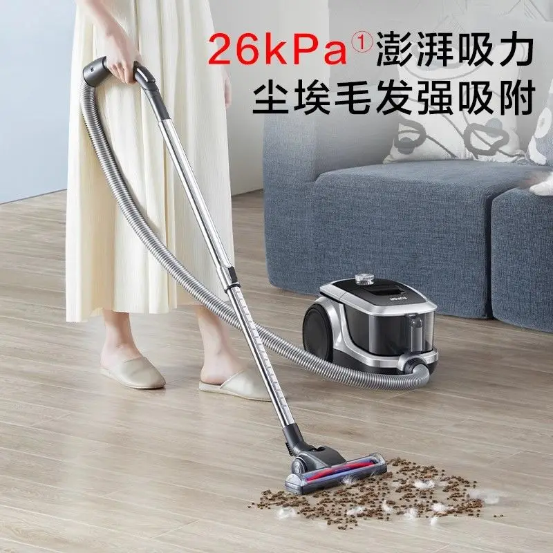 

Бытовой пылесос: портативный, маленький, сильный всасывающий, для шерсти домашних животных, ковров и запекания затирки (горизонтальный)