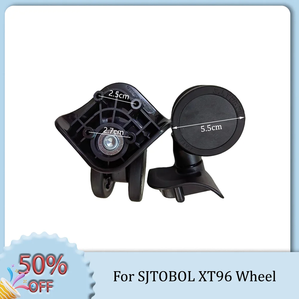 

For SJTOBOL XT96 Universal Wheel Pull Rod Case Travel Case Silent Durable Convenient Replacement Luggage Accessories Wheels