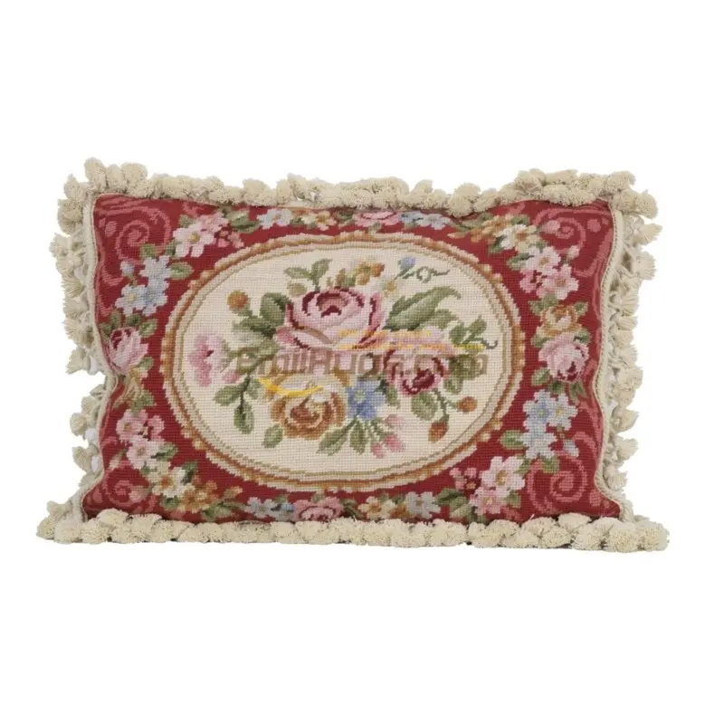 Floss pillow cross-stitch Renaissance needlepoint national woven pillows thickening in xinjiang