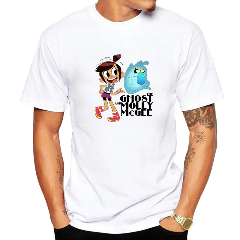 The Ghost And Molly 100% Cotton T Shirt Streetwear Short Sleeve Tshirts Men Women Summer Clothing T-shirt Tees Tops