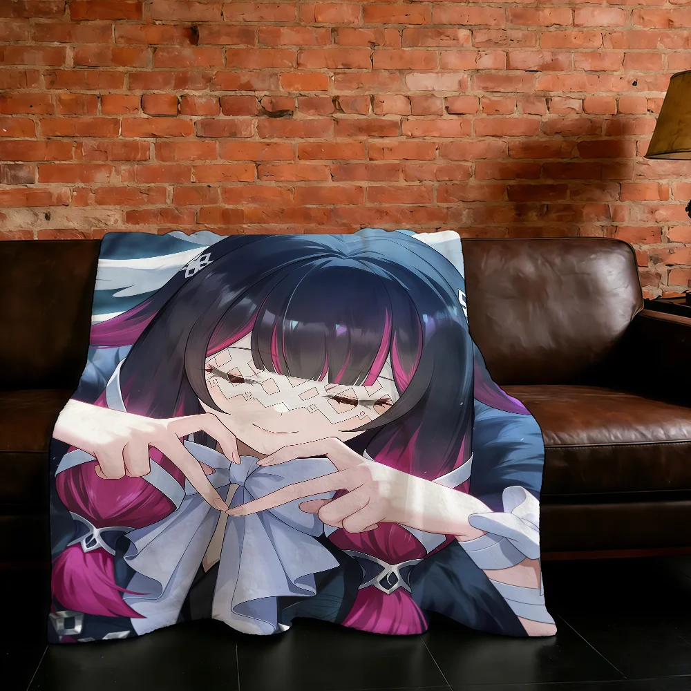

Blanket Super Warm Comfortable Plush Throw Blanket Columbina Child Genshin Impact Home Sofa Bedroom Gift