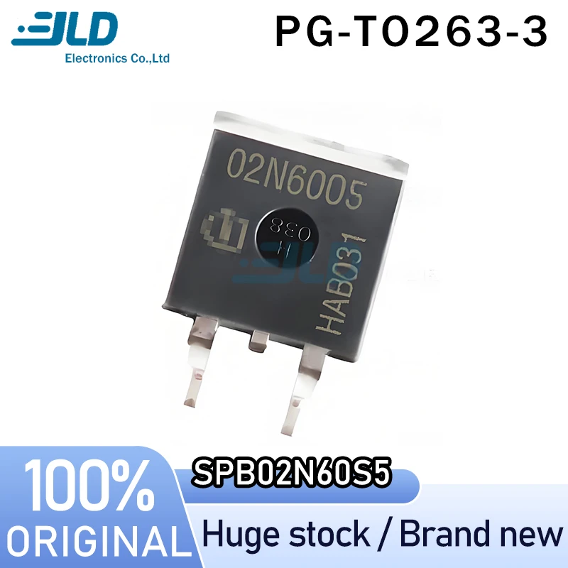 

(20PCS/LOT) SPB02N60S5 100% New electronics PG-TO263-3 Chipset Professional one-stop ordering Adequate stock Elektronik