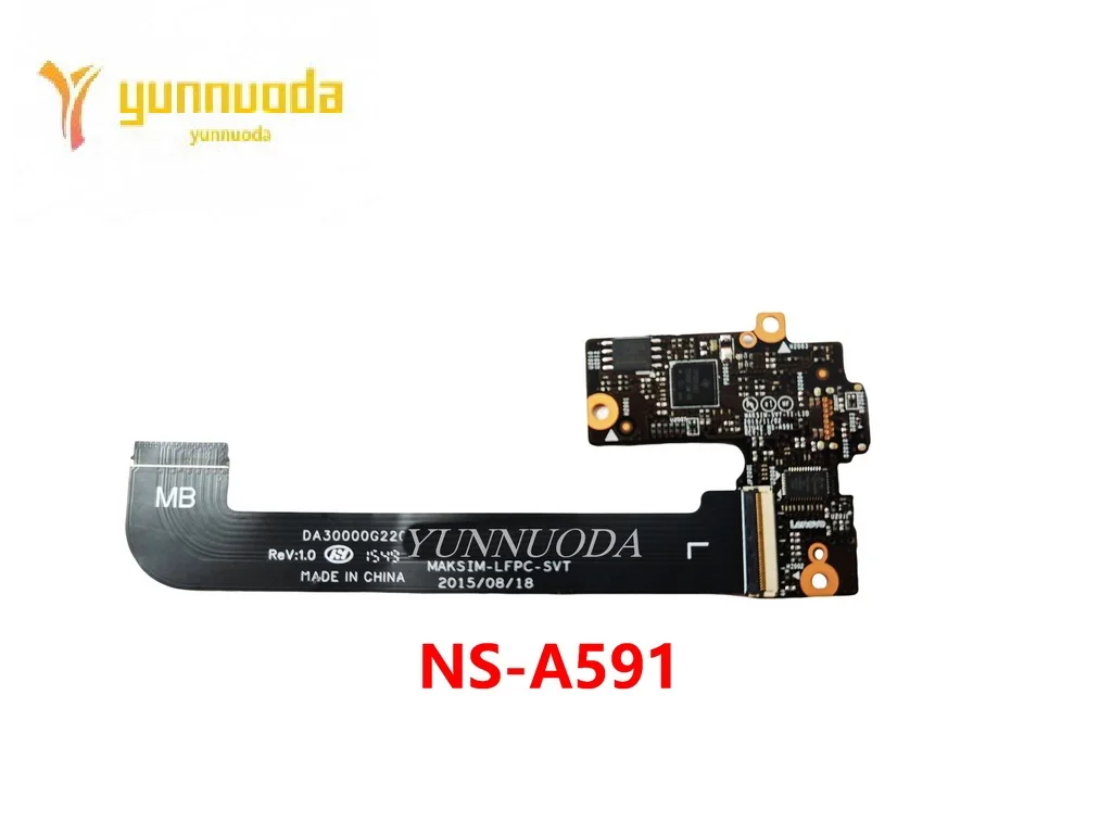 NS-A591 For Lenovo Yoga 900S-12ISK BYG42 Power Button Board Tested good