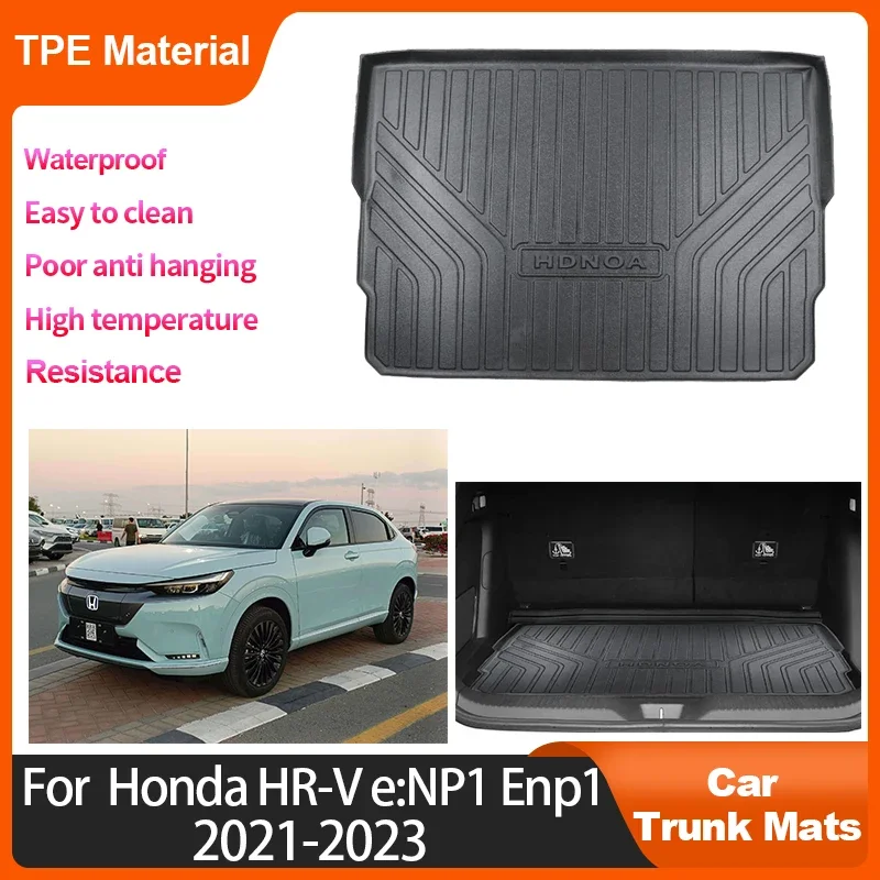 

For Honda HR-V e:NP1 Enp1 Accessories 2021 2022 2023 Trunk Mat Rear Cargo Liner Waterproof Protector Storage Pad Auto Anti-slip