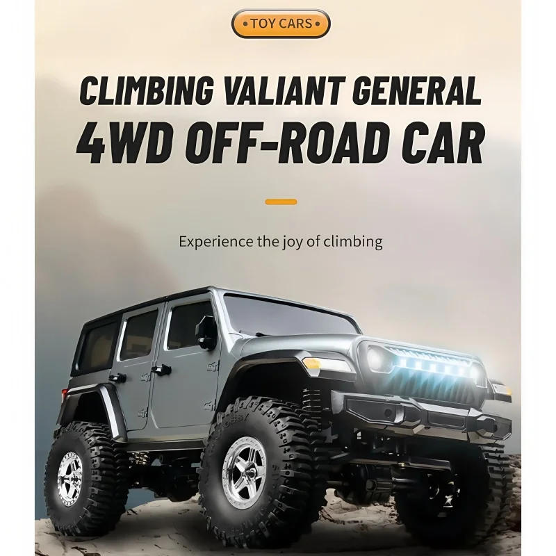 JJRC Scala 1:12 4WD Fuoristrada RC Auto 2.4G Camion telecomandato con design Rock Crawler Veicolo fuoristrada per principianti