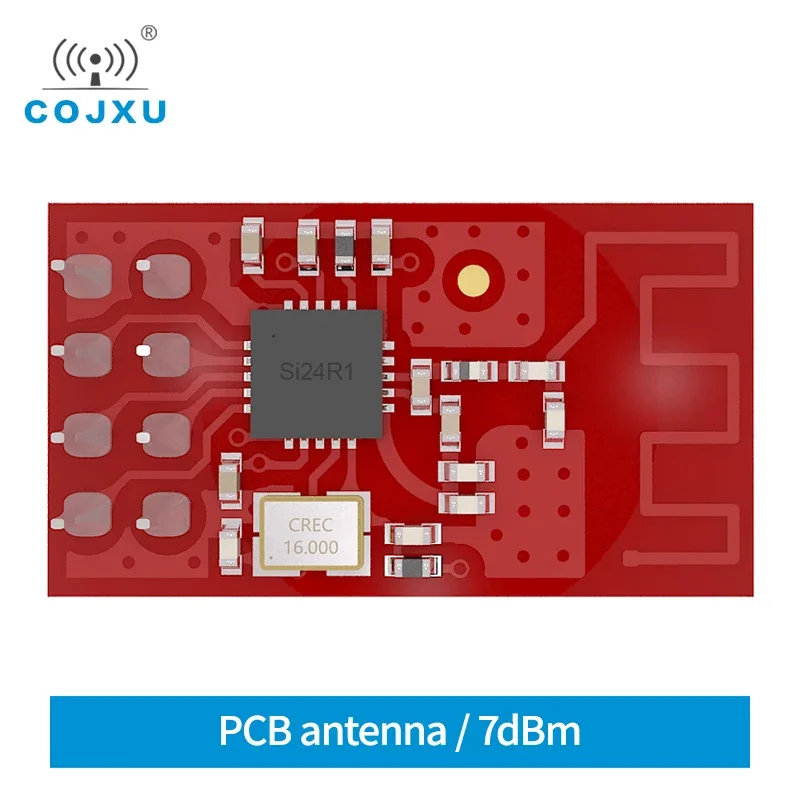 Si24R1 2.4GHz 2Mbps 7dBm 300m 16MHz cojxu E01C-ML01D crystal oscillator PCB antenna 2.4G DIP SPI RF Module