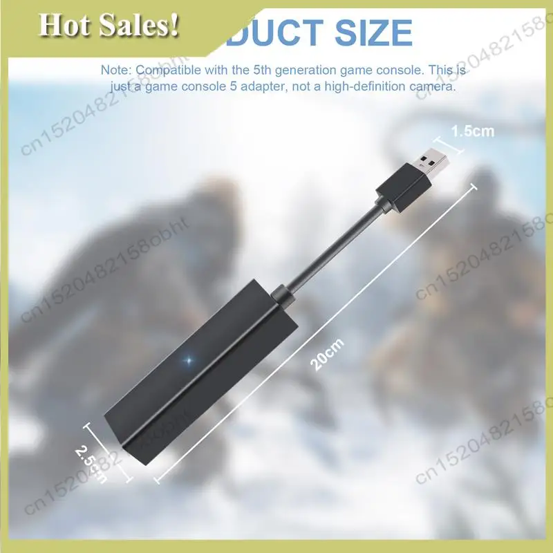 -PQWN For PS5 VR Adapter Cable Mini Camera Adapter Connector For Playstation 5 PS5 PS4 VR Adapter Connector Accessories